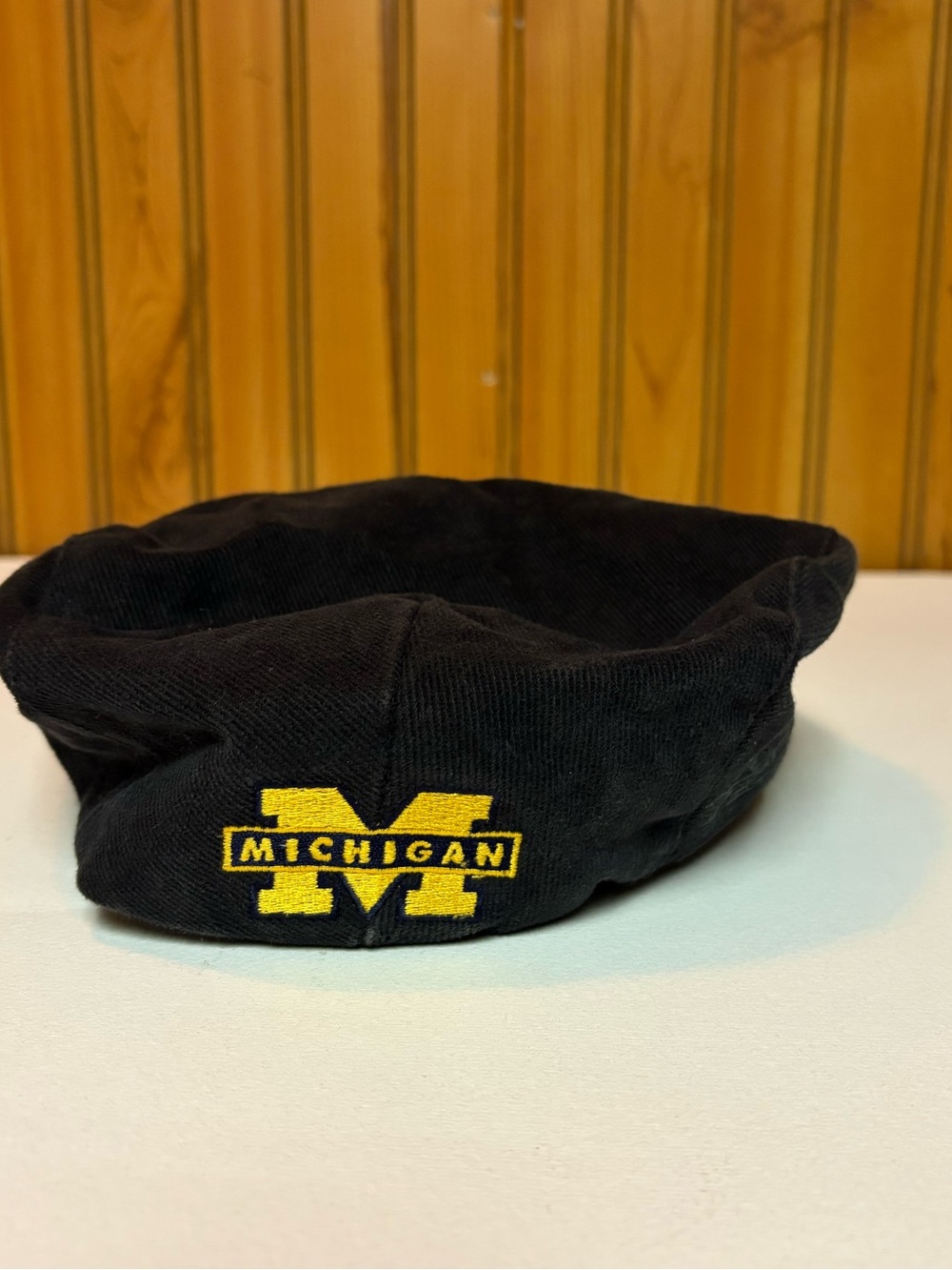 Michigan Embroidered Black Beret - University Logo